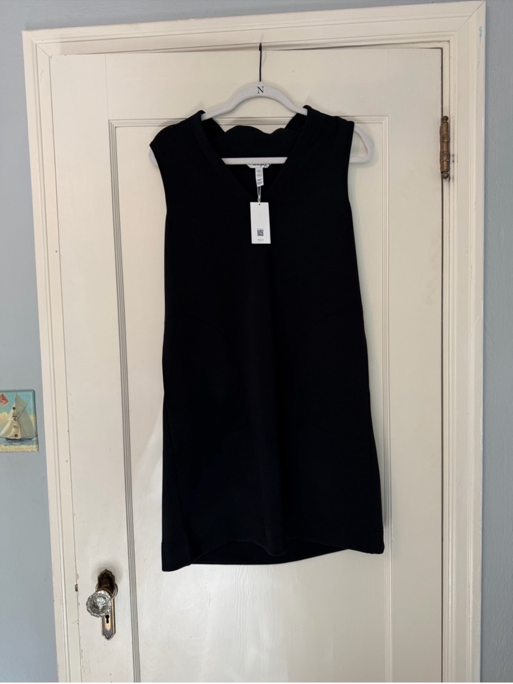 NWT Spanx AirEssentials Sleeveless Mini Dress Black Medium